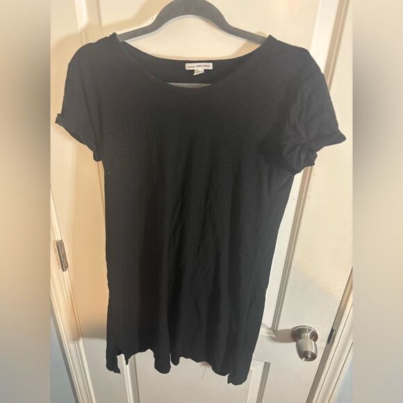 James Perse standard rolled sleeve t-shirt mini dress size m EUC - Picture 2 of 5